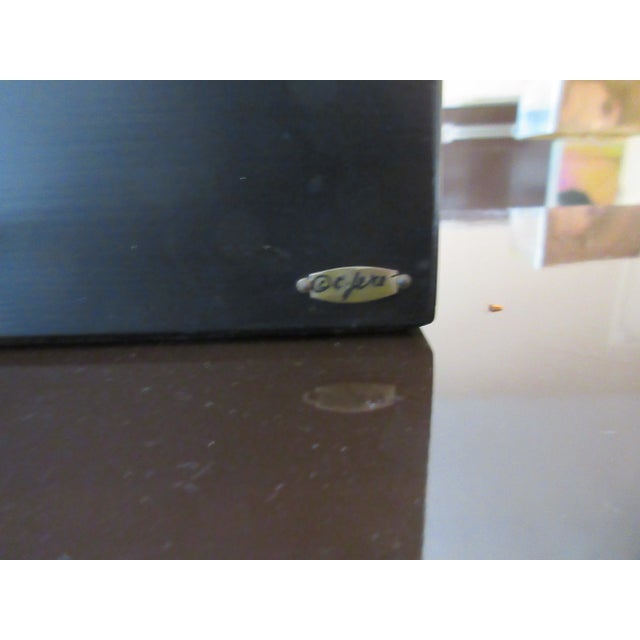 Chrome 1970s Curtis Jere Mid-Century Stacked Chrome Geometric Skyscraper Lamp For Sale - Image 8 of 13