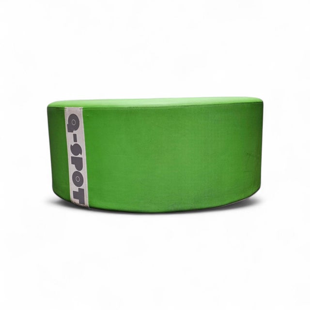 Plastic Q-Spot Sitting Donut with Small Stool in Vinyl and Polyether, Set of 2 For Sale - Image 7 of 10