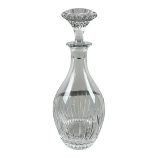 Rare Baccarat Crystal France Massena Liquor & Whiskey Decanter With Stopper For Sale