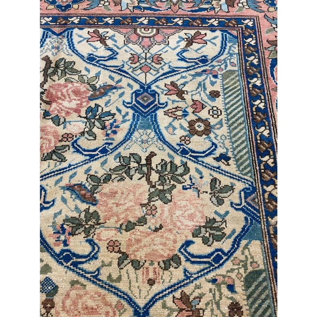 1960s Old Persian Bakhtiari Area Rug 5x7 For Sale - Image 9 of 10