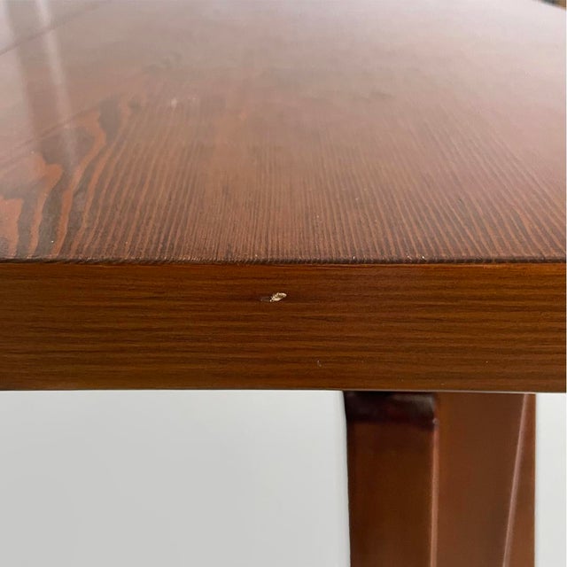 Mid-Century Modern Italian Extendable Wooden Dining Table, 1970s For Sale - Image 12 of 18