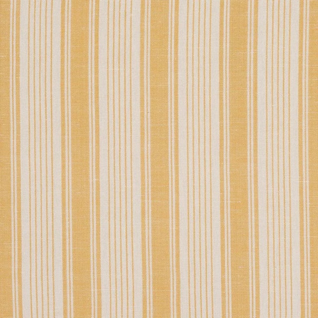 Handprinted on cotton linen union cloth, this open, organic design evokes traditional Indian textiles. Its borders can be...