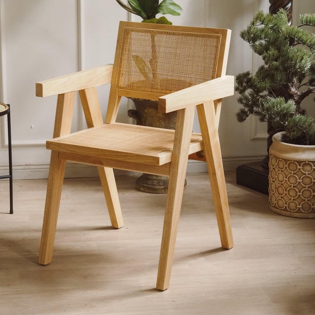 Armchair with Wickerwork For Sale - Image 6 of 10