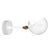 White Mid-Century Modern White Eye Sconce Wall Lamp by Serge Mouille For Sale - Image 8 of 8