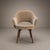 Knoll Knoll Saarinen Executive Arm Dining Chairs in Sand Mohair, Walnut Legs For Sale - Image 4 of 9