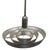 1950s Mid-Century Modern "Saturn" Ceiling Aluminum 19" Pendant by Kurt Versen, Pair For Sale - Image 4 of 8