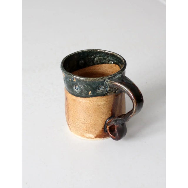 Vintage Studio Pottery Mug For Sale - Image 9 of 11