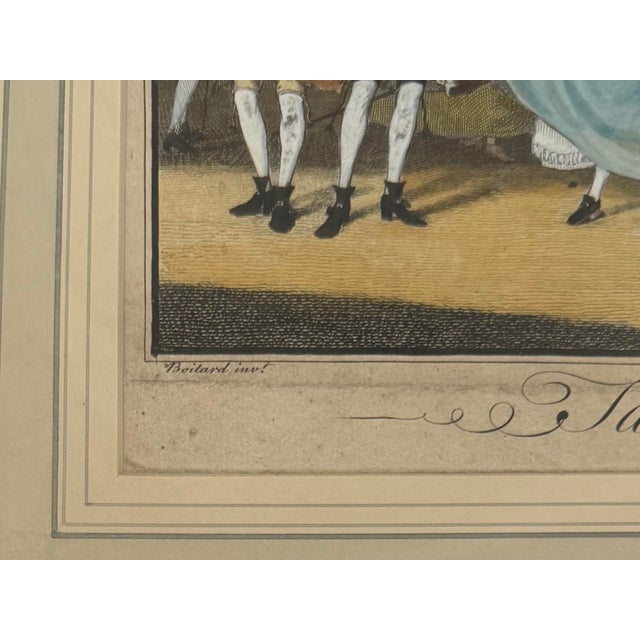 Antique English Satirical Hand Colored Engraving Print - ‘Taste À La Mode, 1745’ by Louis-Philippe Boitard / Francis Patton For Sale In Chicago - Image 6 of 10