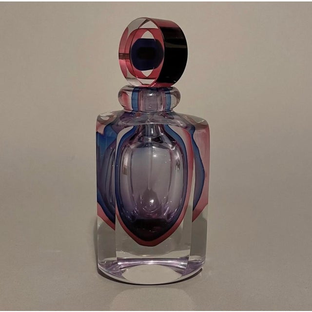Submerged Murano Glass Parfum Bottle, 1980s For Sale - Image 6 of 6
