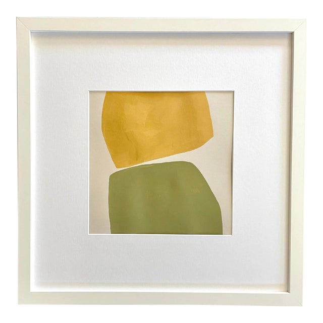 2020s 2024 Contemporary Abstract Paintings on Paper Set of Three by Artist r.k. Red For Sale - Image 5 of 8