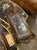 Black Pair of Vintage English Chinoiserie Mirrors For Sale - Image 8 of 9