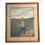 Late 20th Century Coastal Oil Pastel, Signed and Dated For Sale