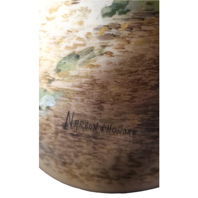 Early 20th Century Monumental Ceramic Vase by Narbon D Honore, Delphin Massier For Sale In New York - Image 6 of 12