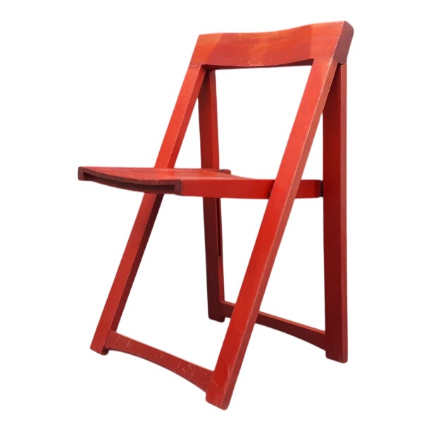 Vintage Folding Chair by Aldo Jacober for Alberto Bazzani, 1960s For Sale