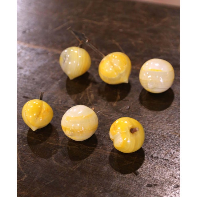 Mid-Century Italian Carved Stone Fruits, Set of Sixteen For Sale - Image 4 of 6