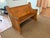 Tiger Oak Antique Carved Church Bench Pew Seating For Sale In San Francisco - Image 6 of 9
