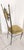 Gold Vintage Brass Chair with Green Velvet Seat For Sale - Image 8 of 10