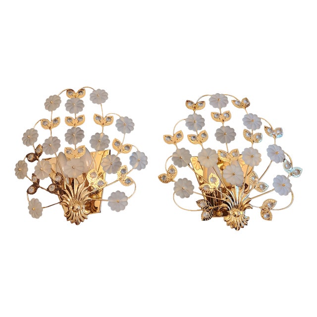 Vintage Wall Lamp in Gilded Brass, 1960s For Sale