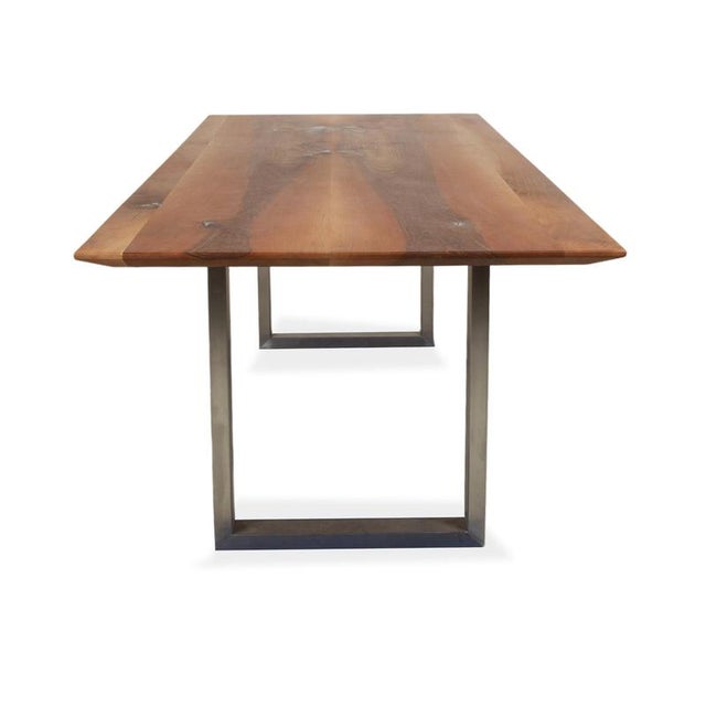 Dining Table in Walnut from Rott Woodart For Sale - Image 10 of 11