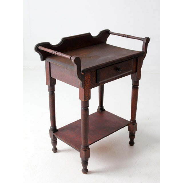 Late 19th Century Antique Washstand Table For Sale - Image 5 of 12