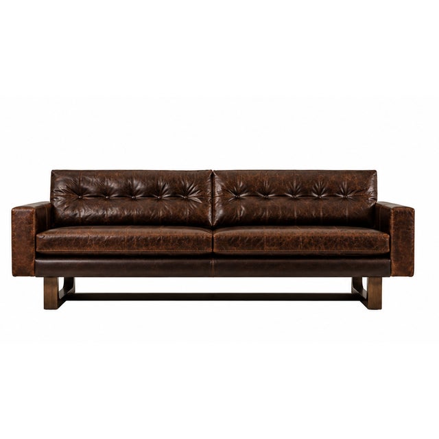 Mid-Century Modern Design XQ Barracuda 84" Sofa For Sale - Image 3 of 8