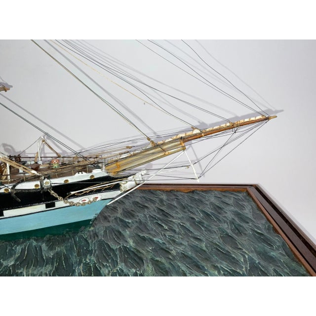 Wood Finest Quality Model of the Iron Clipper Commonwealth For Sale - Image 7 of 12