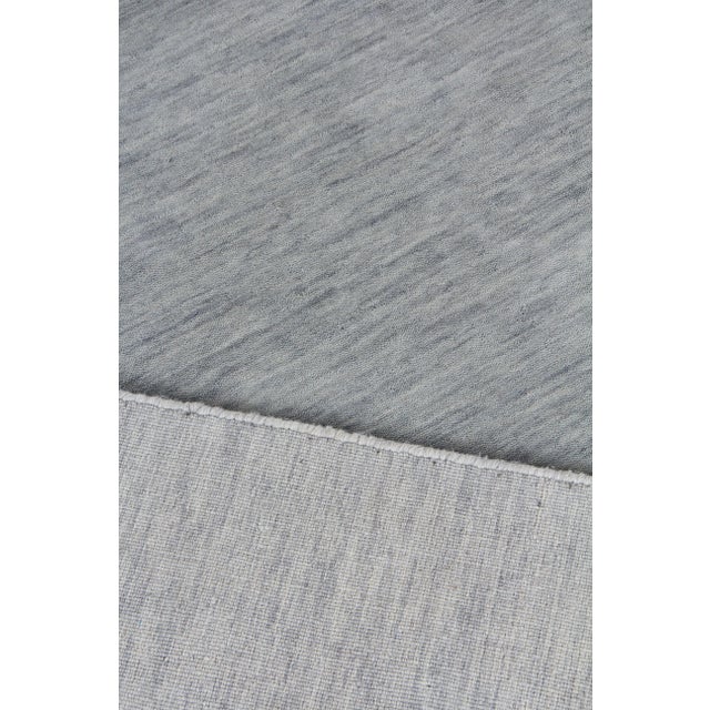 Light Gray Exquisite Rugs Rheine Hand Loom Wool Light Gray - 8'x10' For Sale - Image 8 of 9