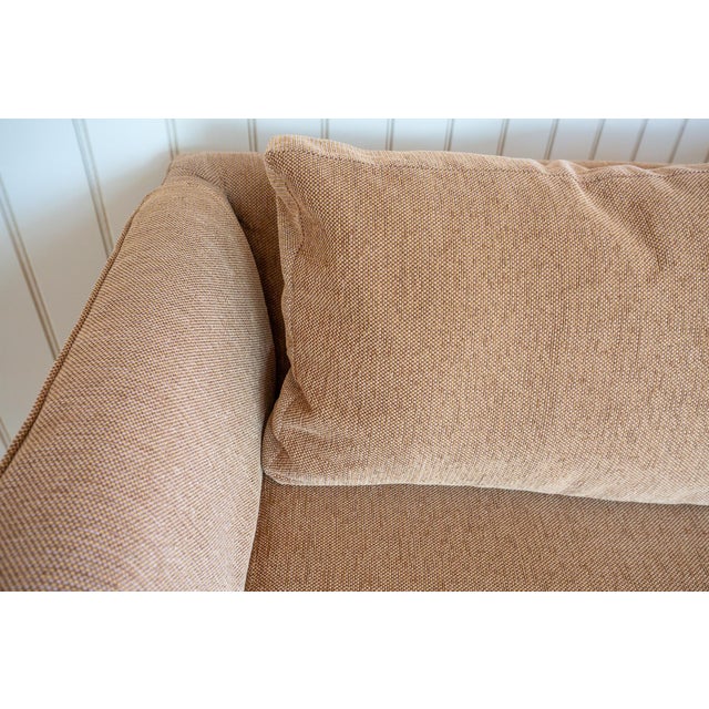 Mid-Century Modernist Sofa and Armchair in Blonde Maple and Upholstery attributed to Terence Conran, 1970s, Set of 2 For Sale - Image 17 of 18