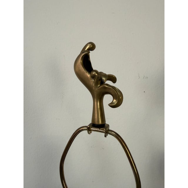 1980s Vintage Chapman Black Glazed Ceramic Table Lamps – A Pair For Sale - Image 9 of 12