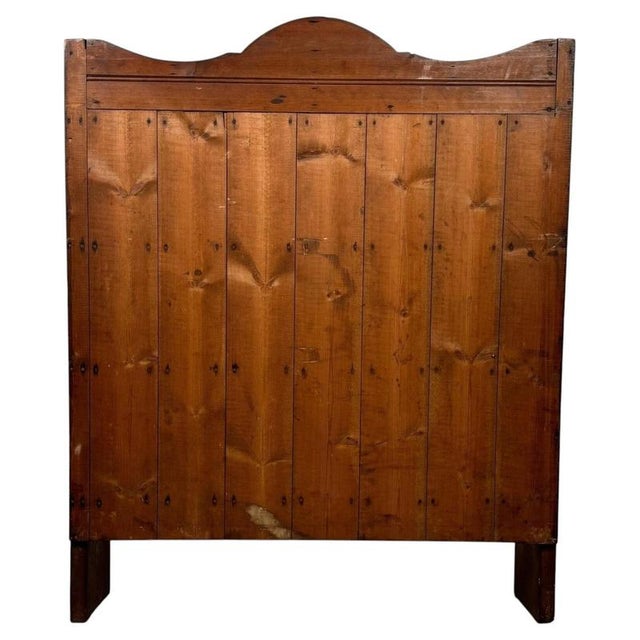 Brown Early 20th Century Antique English Oak Open Bookcase For Sale - Image 8 of 10