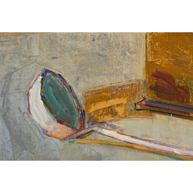 Impressionist "Nature Morte" Paris School Still-Life With Coffee Grinder Mill by Maurice Blond For Sale - Image 3 of 11