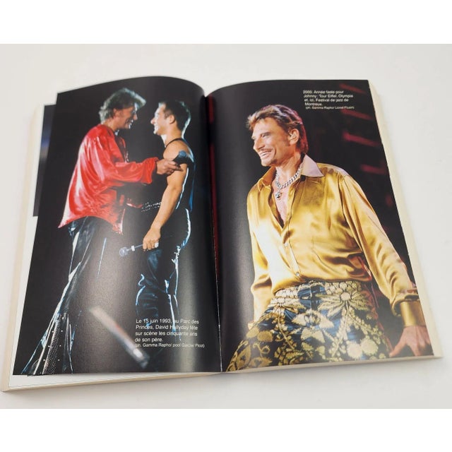 Paper Johnny La Vie en Rock French Edition Paper Back Johnny Hallyday French Rock Star For Sale - Image 7 of 10
