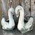 Coastal Vintage Coastal Patinated Cast Concrete Swans - a Pair For Sale - Image 3 of 9