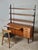 Vintage Swedish Freestanding Wall Unit with Desk, 1960s, in Very Good conditions. Designed 1960 to 1969