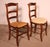 Straw-Seated Cherrywood Chairs, 1970s, Set of 8 For Sale - Image 6 of 13