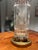Mid 20th Century Signed Dresden Cut Crystal & Brass Cylinder Table Lamp - With Shade For Sale In New York - Image 6 of 11