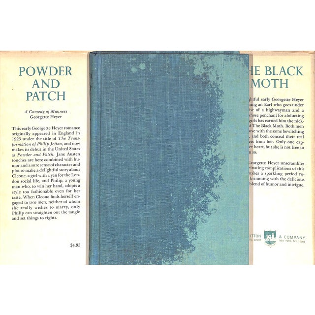 HEYER, Georgette [233] pp. E.P. Dutton & Co., Inc. 1968 8 1/8" x 5 5/8" Jacket design by Philip Gough Powder and Patch is...