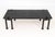 Ria and Youri Augousti Style Black Shagreen Coffee Table, with six fluted legs. 16" H x 54" W x 24.25" D. Provenance: From...