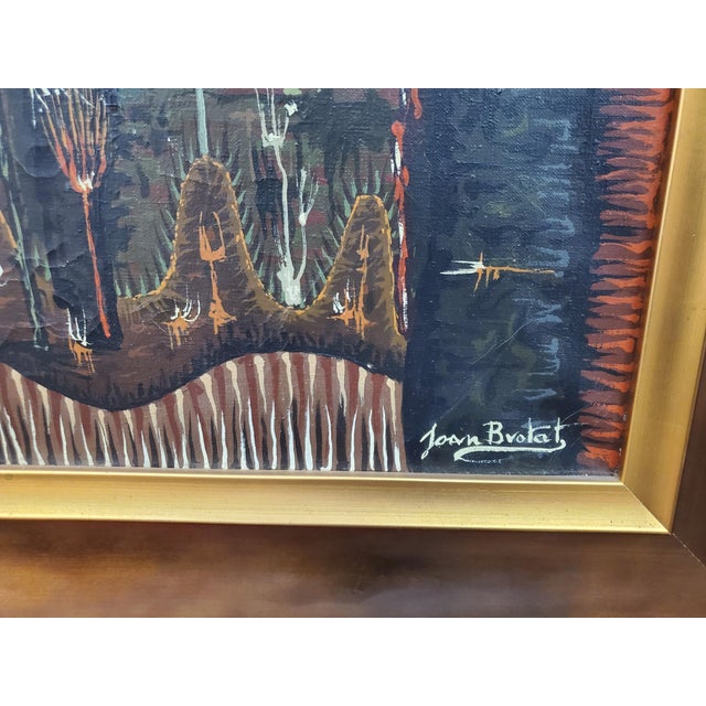 1960s Joan Brotat Painting For Sale In Los Angeles - Image 6 of 12