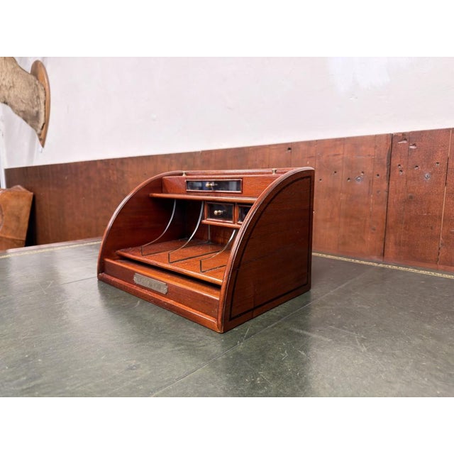 English Desk Organizer from Globe Wernicke For Sale - Image 3 of 15