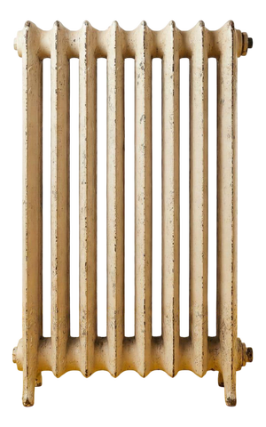Vintage Cast Iron Heater with Elaborate Details