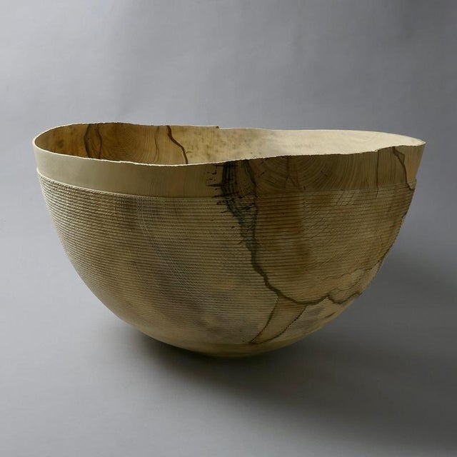 Not Yet Made - Made To Order Rope Bowl in Hackberry Wood by Yann Marot For Sale - Image 5 of 12