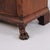 Antique Hand-Polished Mahogany Silverware Cabinet with Lion Feet, 1860s For Sale - Image 10 of 13