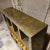 1980s Custom Bookcase Sectioned Storage Rustic Wood Brass For Sale - Image 4 of 13