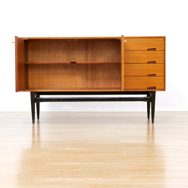 Wood 1960s Mid Century Credenza by Wrighton Furniture For Sale - Image 7 of 12