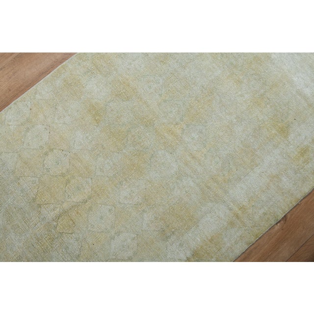 1970s Vintage Handmade Wool Cotton Turkish Beige Area Rug For Sale - Image 11 of 11
