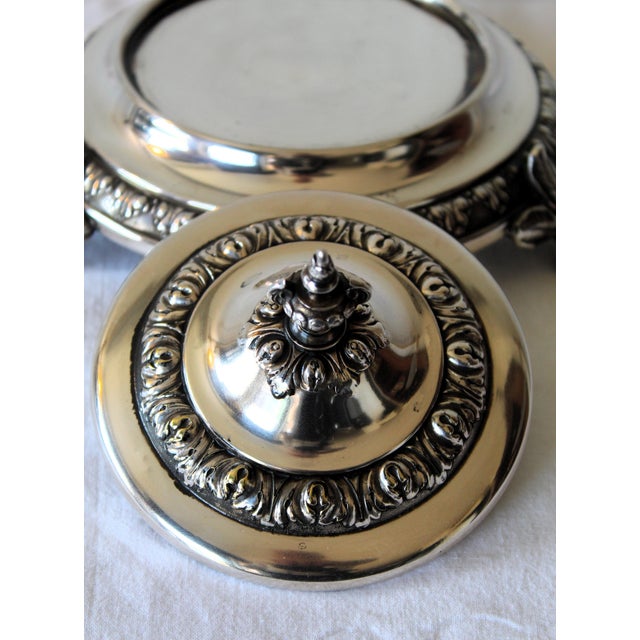 Glass Silver-Plated Bonbonnière from WMF, 1890s For Sale - Image 7 of 9