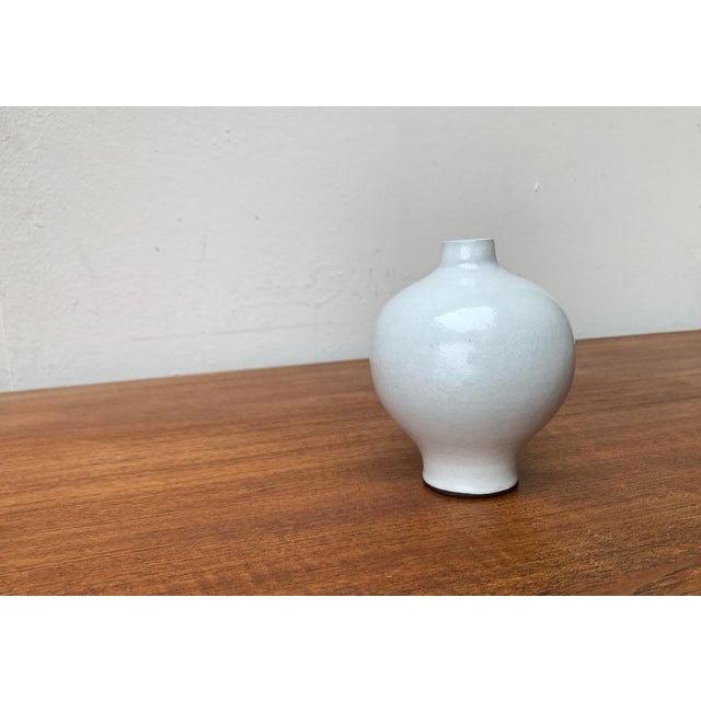 Ceramic Mid-Century German Studio Pottery Vase from BKW Böttger Keramik Wandsbek, 1960s For Sale - Image 7 of 17