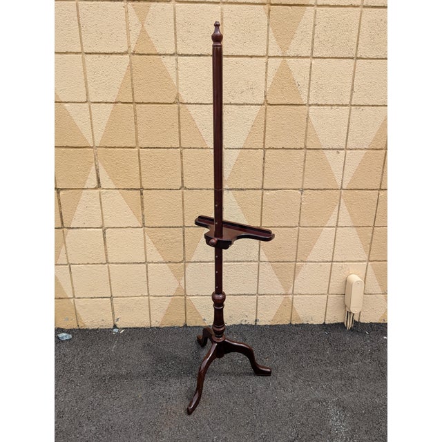 Mid-Century Modern Vintage Wooden Easel / Cherry Finish Adjustable Tripod Painting Easel/Wood Art Easel For Sale - Image 3 of 9