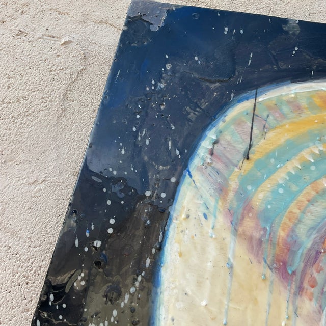 Late 20th Century Vintage Sylvan Roberge Encaustic Portrait of a Woman For Sale - Image 5 of 12